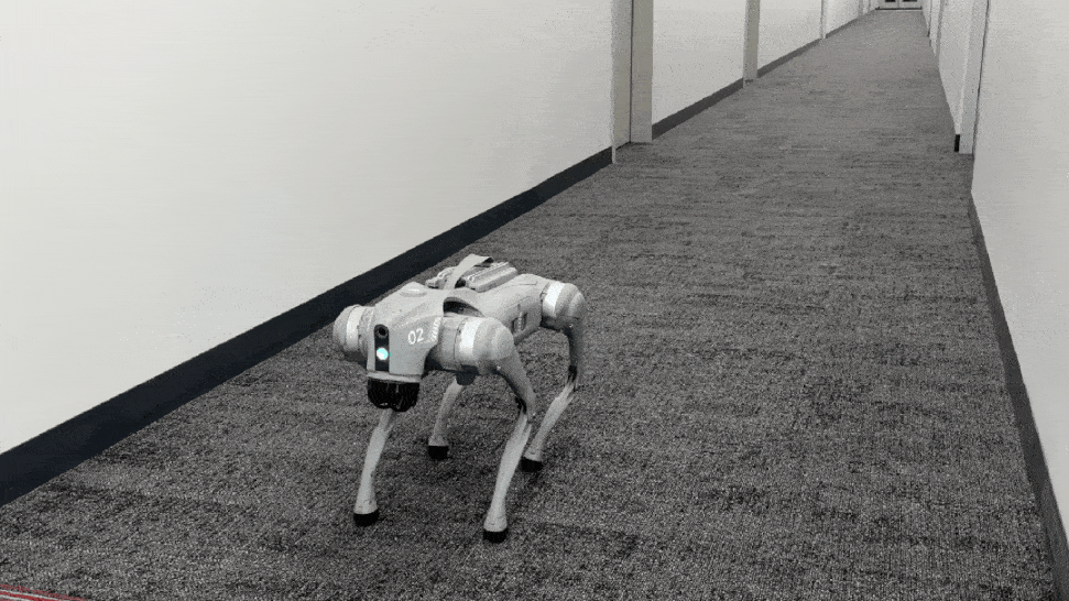 Quadruped Robot Backflips